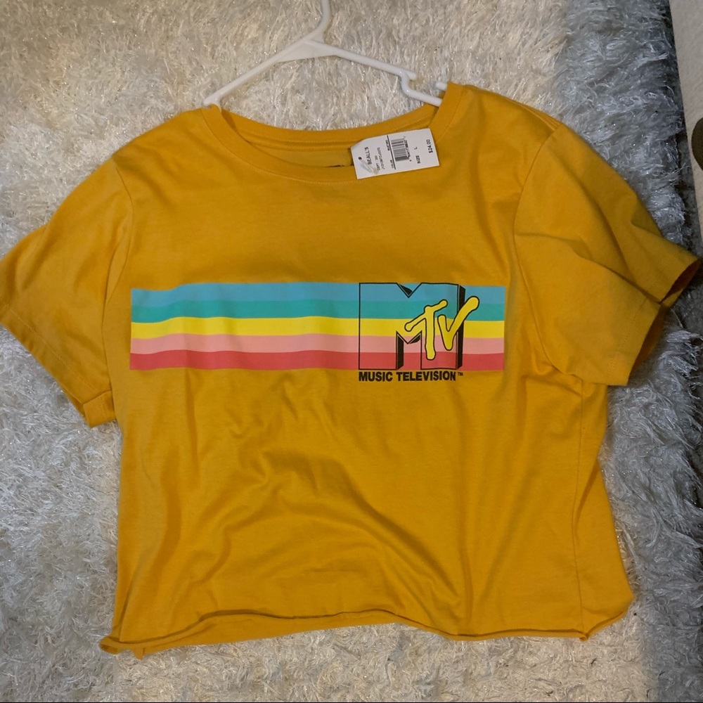 Yellow MTV tee